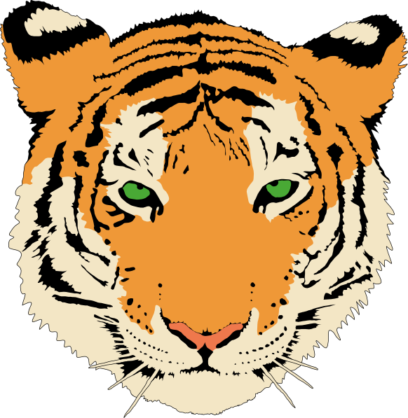 clipart tiger head - photo #23