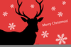 Scuba Diving Christmas Card Clipart Image