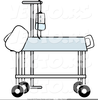 Free Hospital Bed Clipart Image