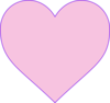 Pink Heart Clip Art