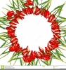 Holiday Wreath Clipart Image