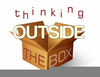 Clipart Thinking Outside The Box Image