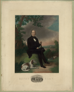 Henry Clay  / Painted By J.w. Dodge 1843 ; Engd. On Steel By H.s. Sadd, N.y. Image