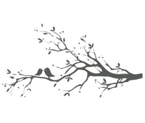 Love Birds On Branch X Clip Art At Clker Com Vector Clip Art Online Royalty Free Public Domain