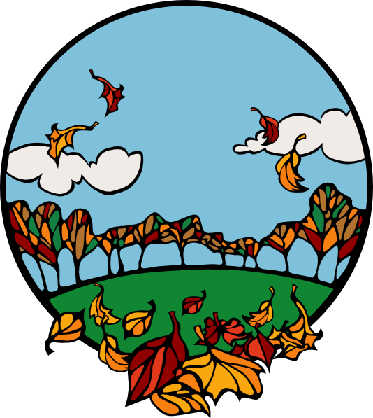 free clipart of fall scenes - photo #1
