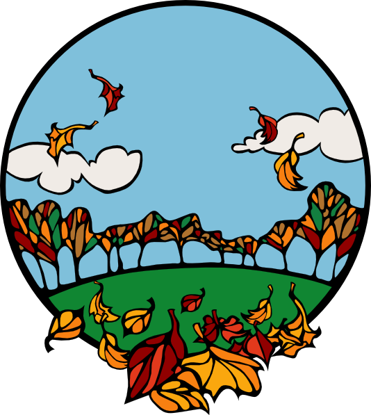 free clipart autumn scenes - photo #5