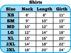 E Clip Size Chart