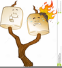 Bonfire Smores Clipart Image