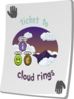 Paradise Ticket Cloud Rings Clip Art