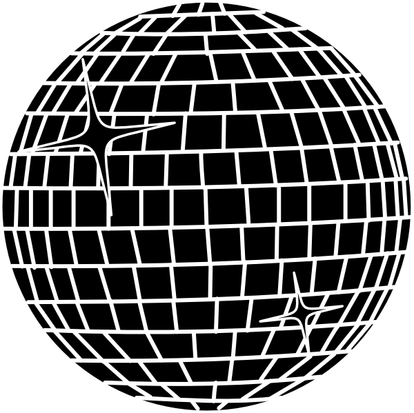 White Disco Ball Clip Art At Clker Com Vector Clip Art Online Royalty Free Public Domain