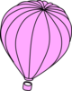 Light Pink Hot Air Balloon Clip Art