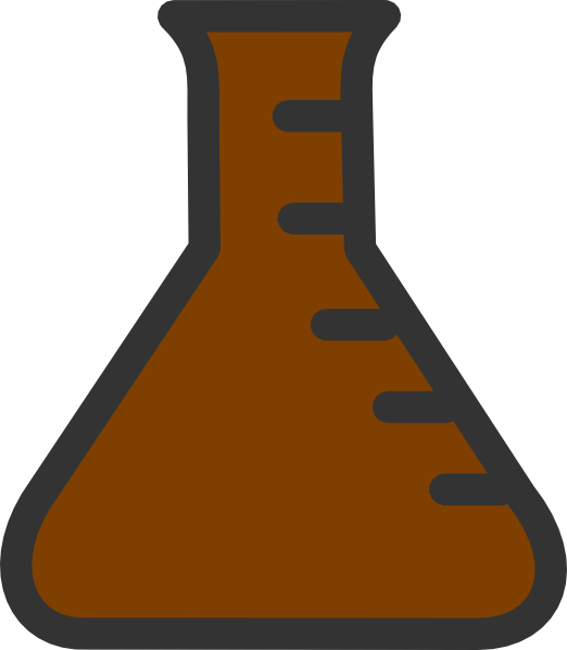 Lab Bottle Brown Clip Art at Clker.com - vector clip art online