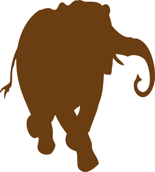 elephant footprints clipart - photo #7