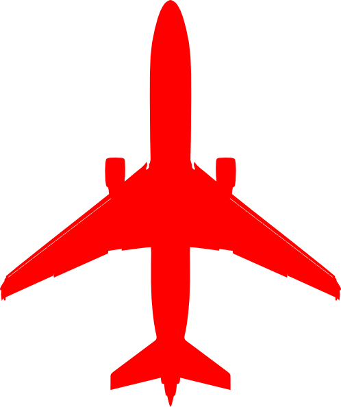 clipart airplane top - photo #44