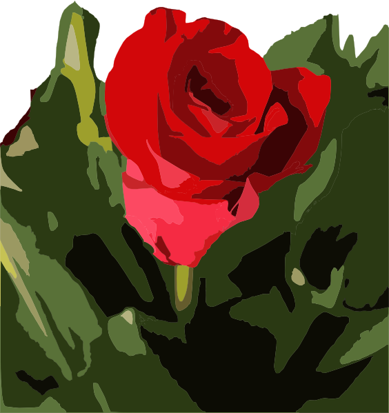 single rose clipart - photo #13