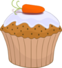 Carrot Cupcake Clip Art