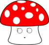 Suspicious Mushroom Clip Art