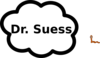 Dr Suess Book Sign Clip Art