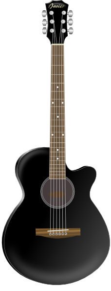 free clip art acoustic guitar - photo #28