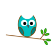 Blue Owl Clip Art