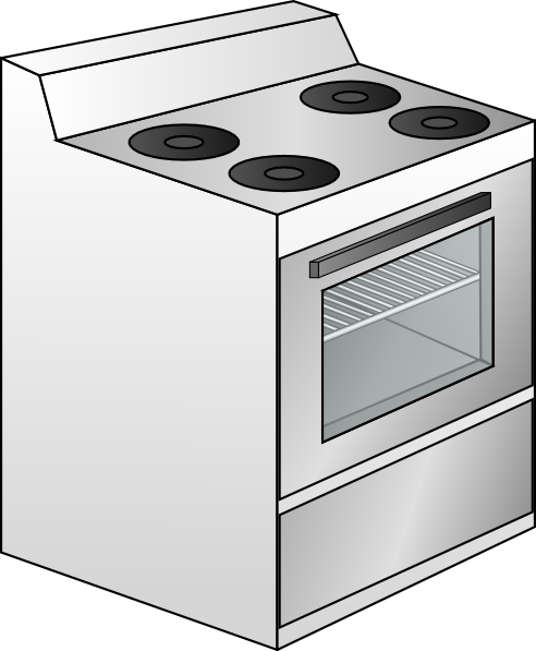 kitchen outline clip art - photo #33