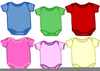 Free Baby Onesies Clipart Image