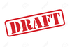 Draft Document Clipart Image