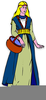 Medieval Peasant Clipart Image