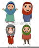 Free Muslim Woman Clipart Image