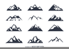 Free Montain Camping Clipart Image