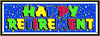 Retirement Banners Clipart Image