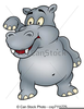 Hippo Clipart Drawings Image
