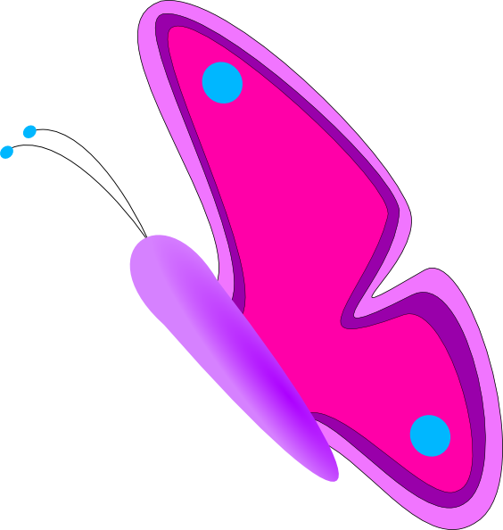 free cute butterfly clip art - photo #33