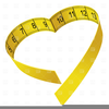 Tape Measure Weight Loss Clipart Image