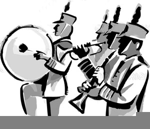 Animated Marching Band Clipart Image