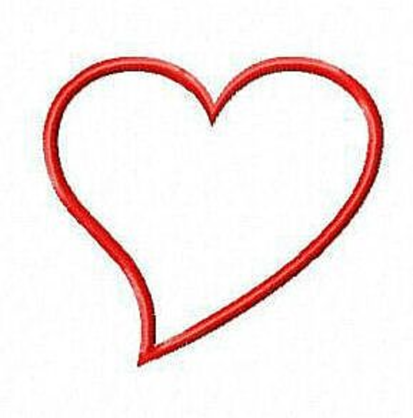 clipart valentine heart outline - photo #1
