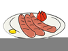 German Sausage Clipart Image