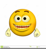 Happy Face Emoticon Clipart Image