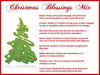 Christmas Blessing Clipart Image