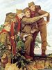 Norman Rockwell Scouting Clipart Image