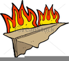 Burning Wood Clipart Image