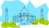 Kablam India The Taj Mahal Clip Art
