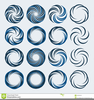 Spiral Shape Clipart Image