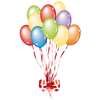 Birthday Ballons Clipart Image