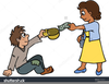 Happy Beggar Clipart Image