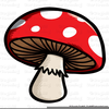 Mushrooms Clipart Image