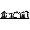 Mountain Scenery Clipart Image