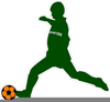 Animated Clipart Soccer Player Image