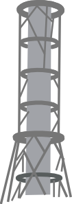 Nuclear Power Reactor Chimney Clip Art