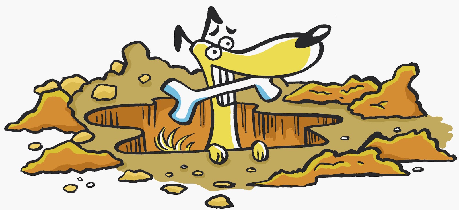 free clipart dog digging - photo #4